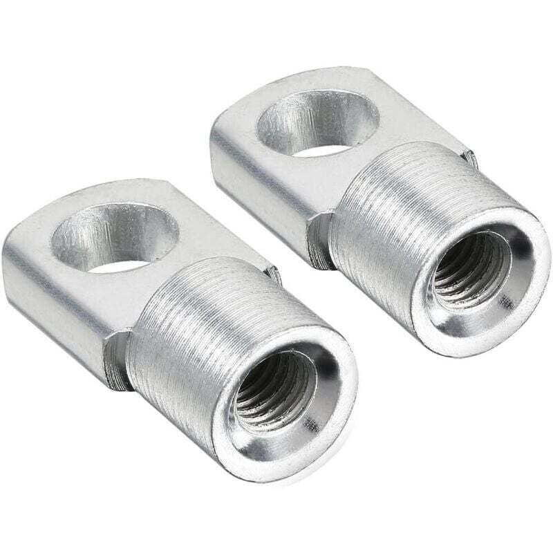 [neuwertig]m6-gasfederendkappe, 8 Mm Innengewinde, Lochdurchmesser, A3-stahl, Silberfarben, 2 Stück