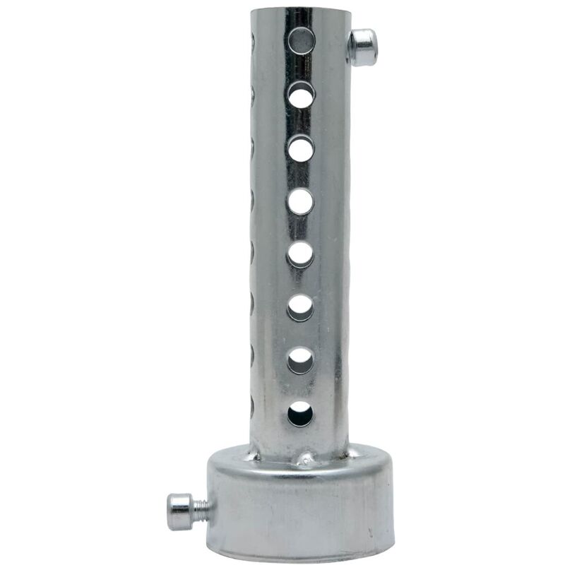 [neuwertig]universeller Motorradauspuff 48 Mm (1 Stück) – Geräuschreduzierer (db-killer) – Silber