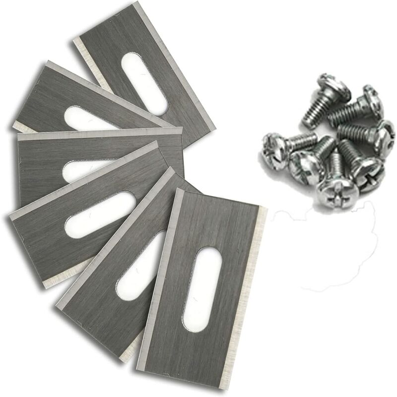 [neuwertig]packung Mit 30 Edelstahl-trimmerklingen Für Husavarna 35,8 X 18,5 X 0,65 Mm (silber)