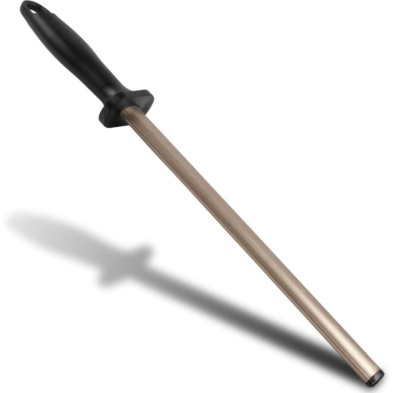 [neuwertig]diamant-schärfstahl, Professioneller Messerschärfer Mit Diamantbeschichtetem Schärfstab, Der Ihr Zuhause Nicht Beschädigt, Ca. 20 Cm Lang
