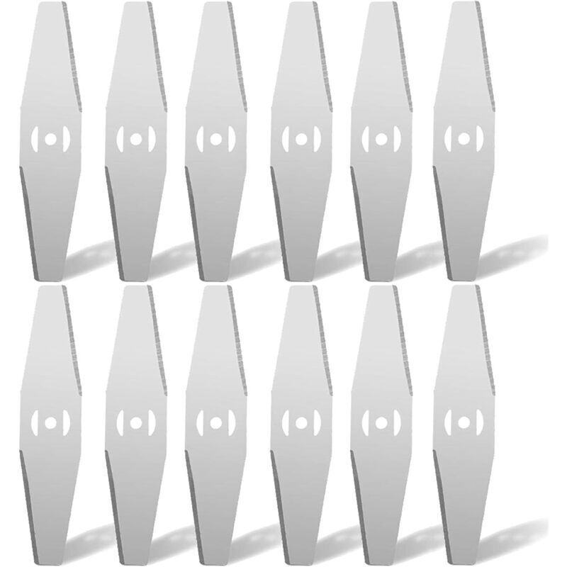 [neuwertig]ersatzklinge Aus Metall Für Akku-freischneider, Enthält 12 Klingen. Zubehör Für Gartentrimmer.