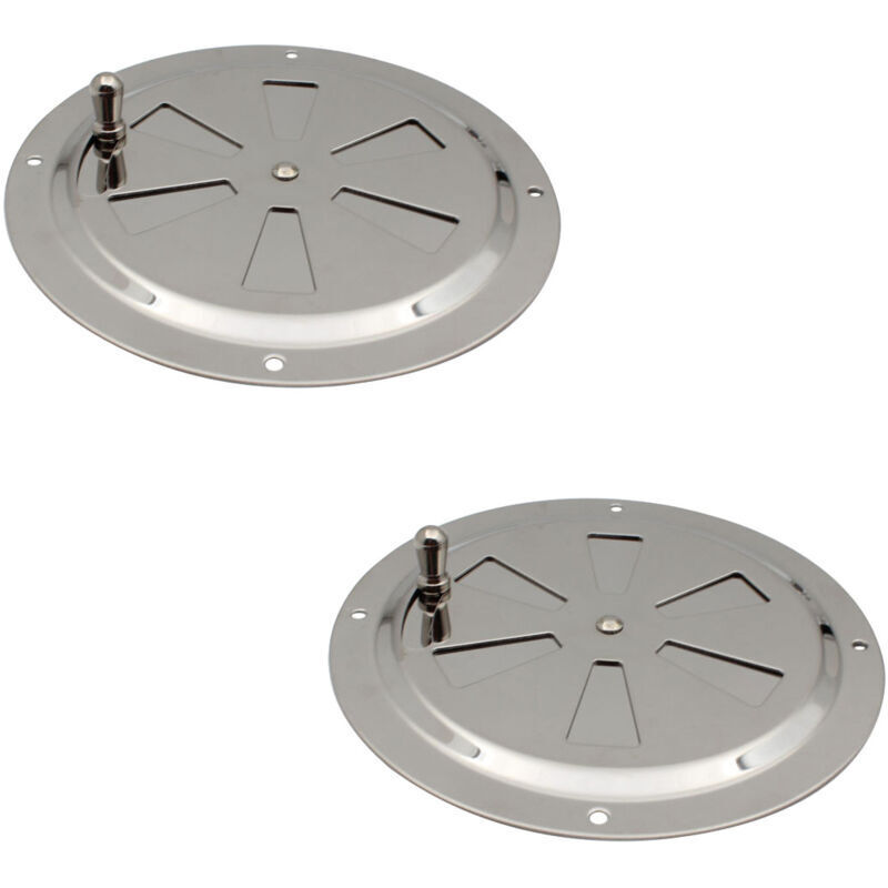 [neuwertig]rundes Lüftungsgitter, Verstellbares Rundes Lüftungsgitter, 2 125 Mm Rundes Lüftungsgitter Aus Edelstahl 316 Silber