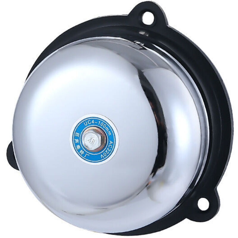 [neuwertig]zoll Elektrische Klingel Aus Edelstahl, 220 V, 10 W, Funkenfreier Innenring, Elektrisch, Für Akustische Signale Und Alarme An Großen Öffentlichen Orten –