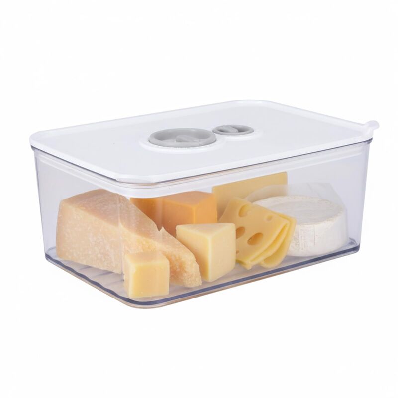 [neuwertig]1650 Ml Käsebox Für Den Kühlschrank Mit Luftdichtem Deckel Und Timer. Stapelbar Und Gleichzeitig Als Praktisches, Leicht Zu Reinigendes Käsebrett Verwendbar.