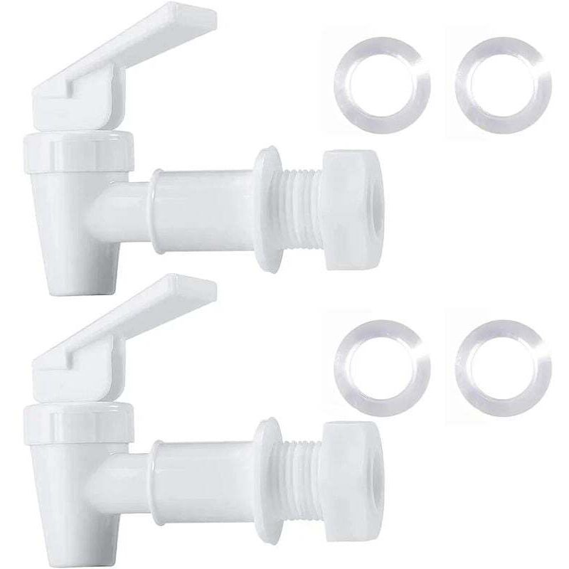 [neuwertig]bpa-freier Kunststoff-ersatz-wasserhahn Für Die Arbeitsplatte Mit Filter, Wasserkühler Und Karaffe (2 Weiß)