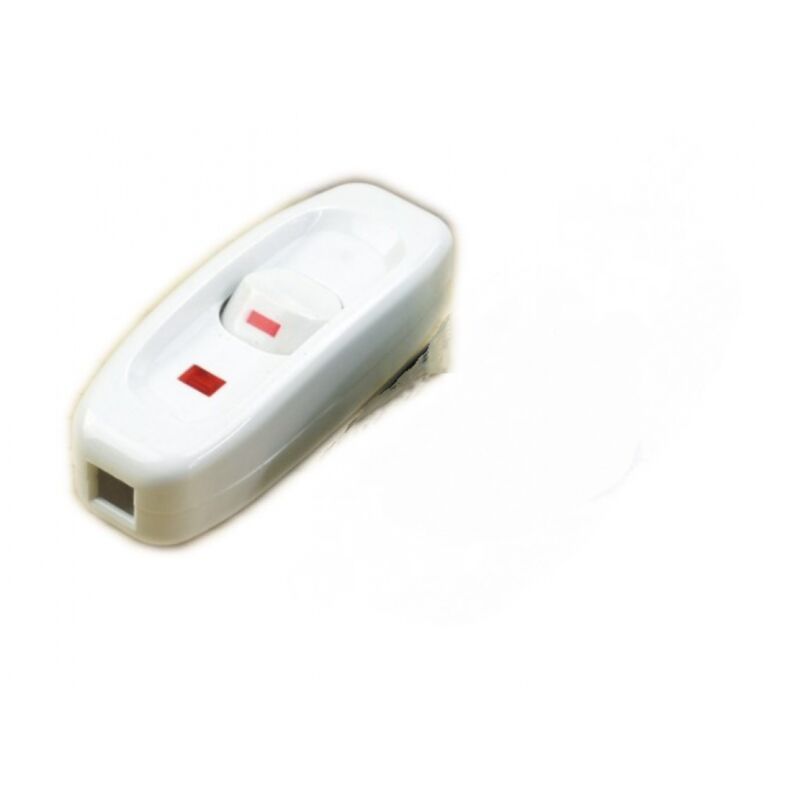 [neuwertig]kabelschalter Mit Wippschalter Für Lampen, Kabelschalter, Lampenschalter, Zwischenschalter (ein/aus), 2 Stück 250 V 10 A Zwischenschalter (ein/aus) Für Tischlampen