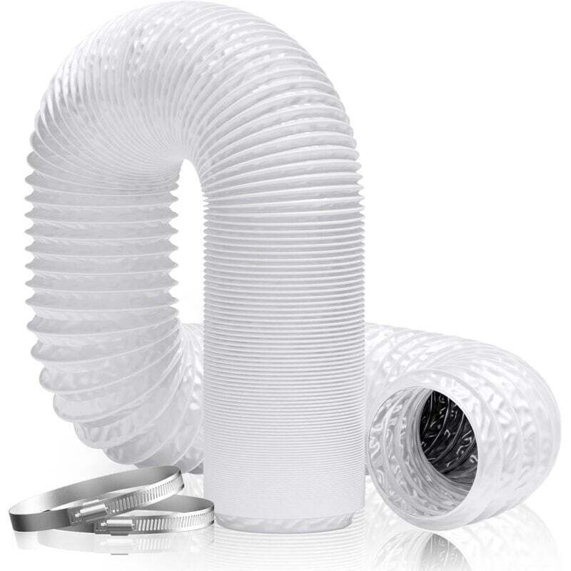 [neuwertig]flexibler Luftschlauch 160 Mm Aus Aluminium Und Pvc Für Wäschetrockner-abluftanlage