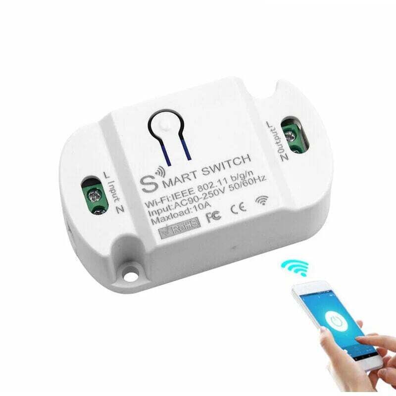 [neuwertig]intelligenter Wlan-schalter, Haussicherungen, Mobiltelefon-synchronisierung, Fernbedienung Für Haushaltsgeräte (10a)