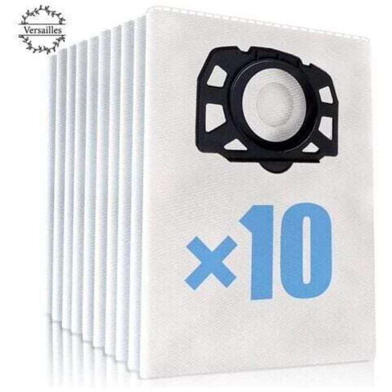 [neuwertig]10 Staubsaugerbeutel Für Kärcher Wd4, Wd5 Und Wd6, Passend Für Kärcher Nass- Und Trockensauger Mv4, Mv5 Und Mv6 (art.-nr. 2.863-006.0)