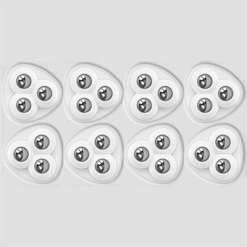 [neuwertig]set Mit 8 Selbstklebenden Mini-universalrollen Für Kleingeräte, Kompatibel Mit Kaffeemaschinen, Heißluftfritteusen, Kleinen Möbeln Und Behältern.