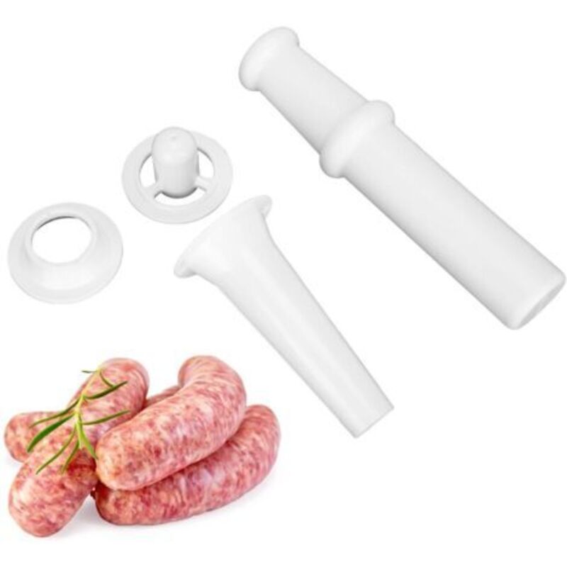 [neuwertig]fleischwolf-aufsatz Für Kitchenaid Küchenmaschinen Mit Universalstopfer + Wurstfülldüse + Fleischwolf-aufsatz Kubbe Größe 5