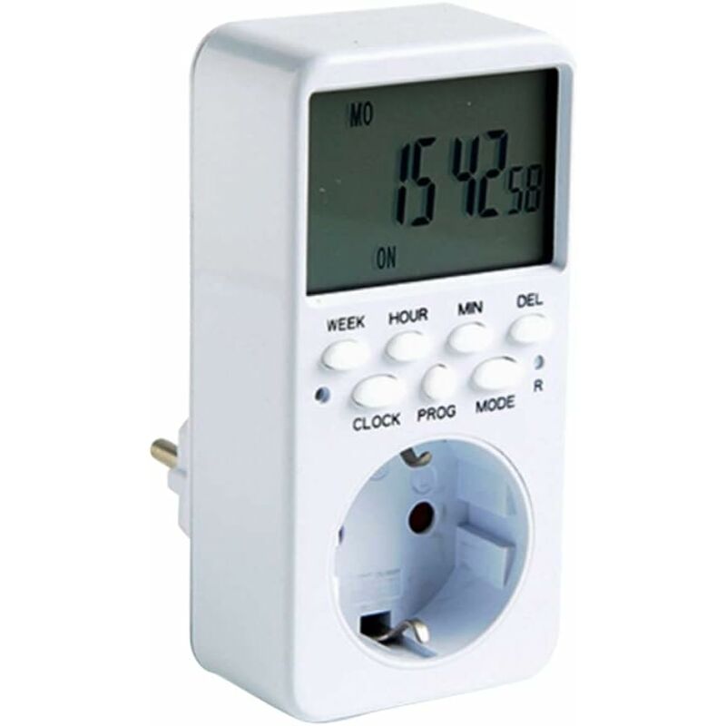 [neuwertig]digitaler Programmierbarer Elektronischer Stecker Mit Schalter- Und Relaissteuerung