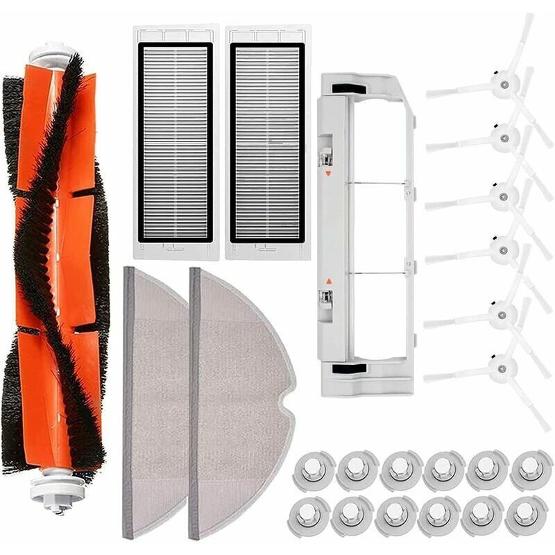 [neuwertig]zubehör Für Xiaomi Mi Roborock S55 S50 S51 S5 S6 Roboterstaubsauger, 24-teiliges Set