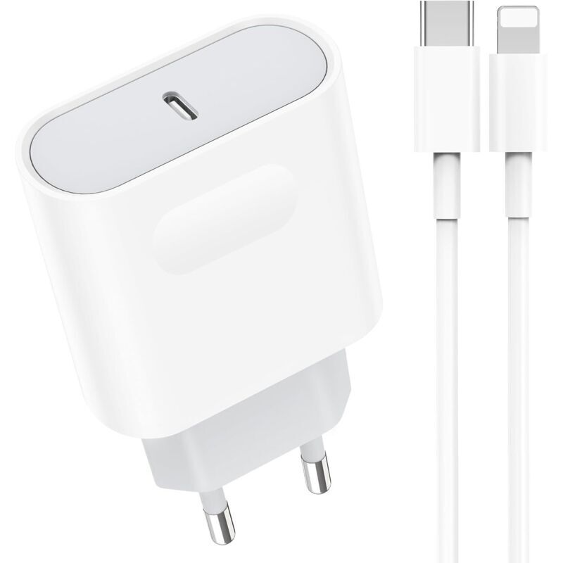 [neuwertig]ladegerät Für Iphone 14/14 Pro/14 Pro Max/14 Plus/13/12/11/se/mini/x/xs/xr, 25 W Usb-c Schnellladefunktion Und 1 M Usb-c-netzteilkabel