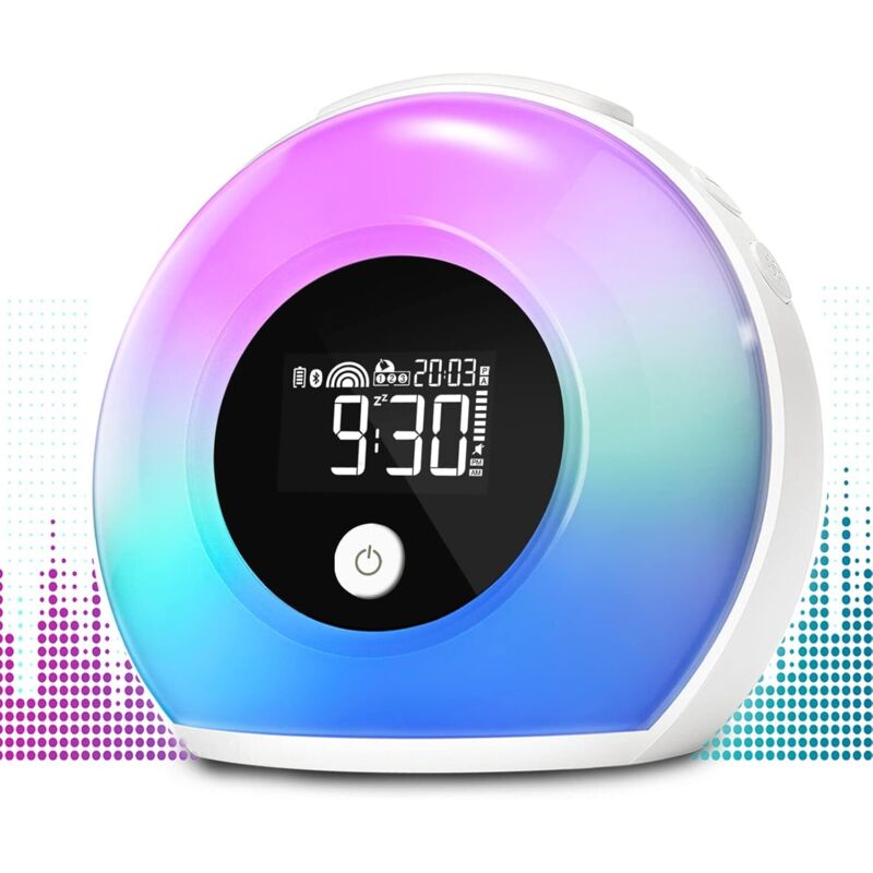 [neuwertig]nachtlicht, Digitaler Wecker, Uhr Mit Licht Und Bluetooth-lautsprecher, Geeignet Für Kinder Und Jugendliche