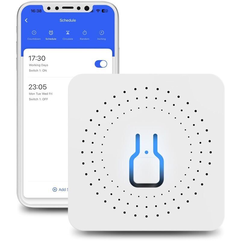 [neuwertig]intelligenter Wlan-schalter, 2-kanal-smart-schaltermodule, Kompatibel Mit Alexa Und Google Home