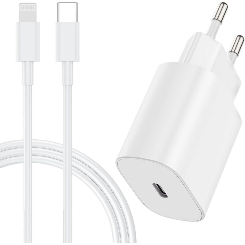 [neuwertig]20-w-schnellladegerät Mit Usb-c-anschluss Für Iphones, Apple-schnellladekabel Mit 2 M Langem Usb-c-kabel Für Iphone 14 Pro Max/14/13 Mini/13 Pro/13 Pro Max/12 Mini/12 Pro/12 Pro Max/11/se/x