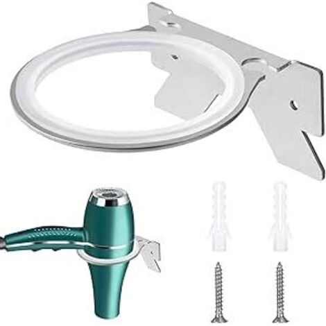 Dtekgaz - Csparcv Haartrocknerhalter Aus Edelstahl, Wandmontage-haartrocknerhalter Für Schlafzimmer Und Badezimmer