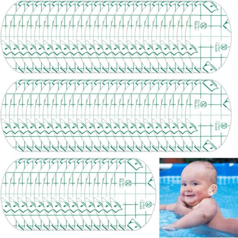 Dtekgaz - Packung Mit 60 Wasserfesten Ohrstöpseln Für Kinder, Transparente, Ultradünne Ohrabdeckungen, Schutz Beim Duschen Und Schwimmen, Einweg-ohrabdeckungen Zum Surfen Und Schnorcheln