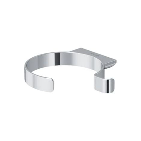 Dtekgaz - Csparcv 3,5 X 3,2 X 11 Cm Haartrocknerhalter Aus Edelstahl, Verchromter Haartrocknerständer