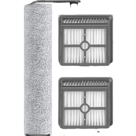 Dtekgaz - Bürstenwalze + Filter Für Nass- Und Trockensauger H12/h12s/h11s, Ersatzteile, Zubehörset: 1 Bürstenwalze + 2 Filter