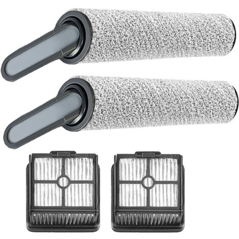 Dtekgaz - Bürstenwalze + Filter Für Nass- Und Trockensauger H12/h12s/h11s, Ersatzteile, Zubehörset: 2 Bürstenwalzen + 2 Filter