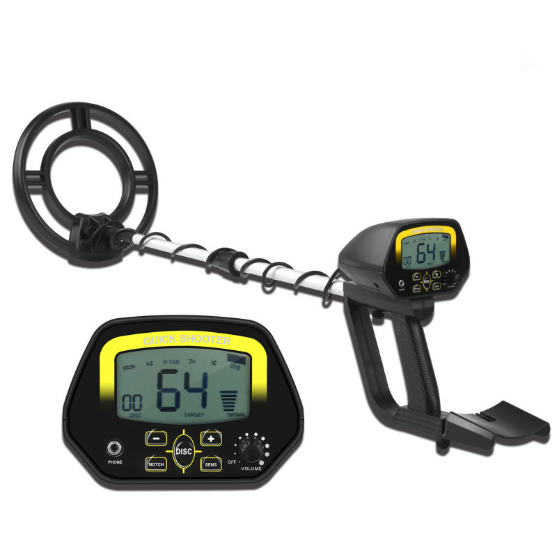 Dtekgaz - Untergrundmetalldetektor Mit Lcd-bildschirm, Hoher Empfindlichkeit Zur Erkennung Von Gold, Silber, Kupfer Und Eisen, Tiefenerkennung Und Akustischem Alarm.