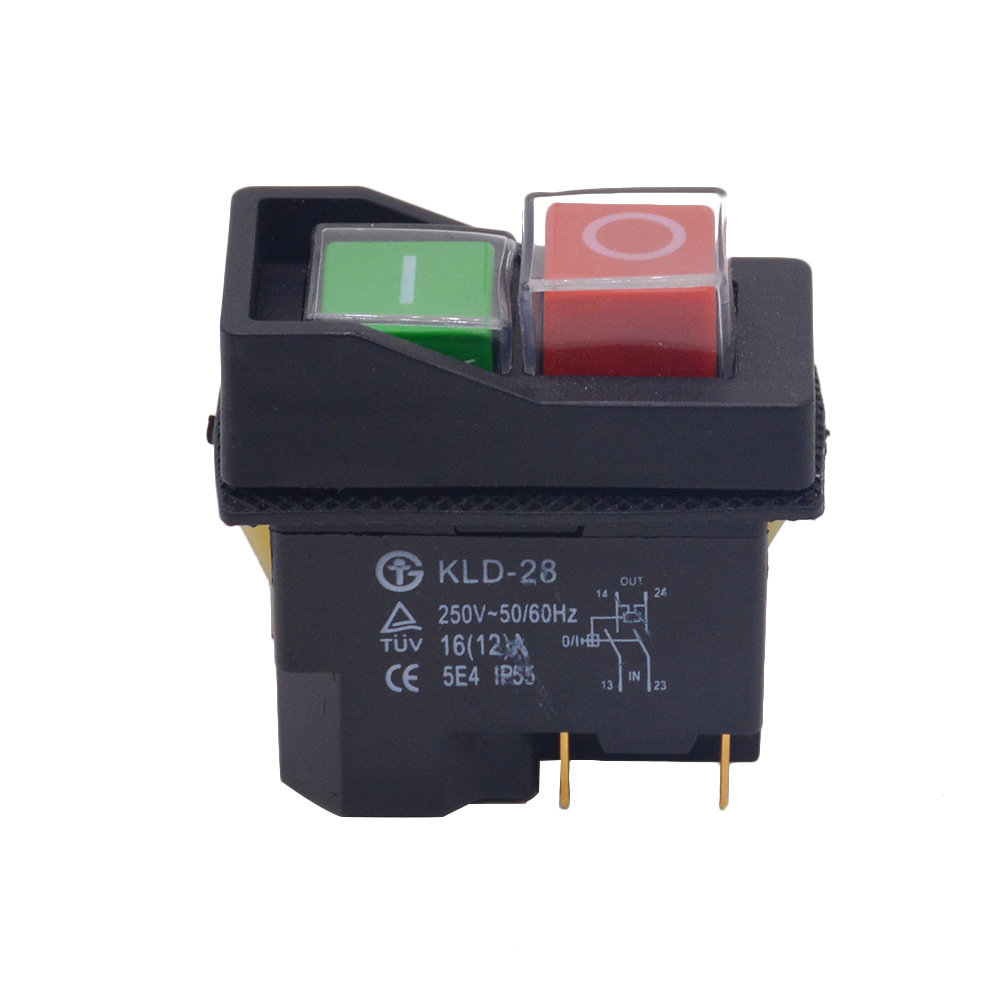 Dtekgaz - Kld-28 4-poliger Elektromagnetischer Schalter, 16 A, 250 V Hochleistungs-selbsthalteschütz Mit Extrem Hoher Mechanischer Lebensdauer Von 50.000 Schaltzyklen, Industrieller Motorhalteschalte