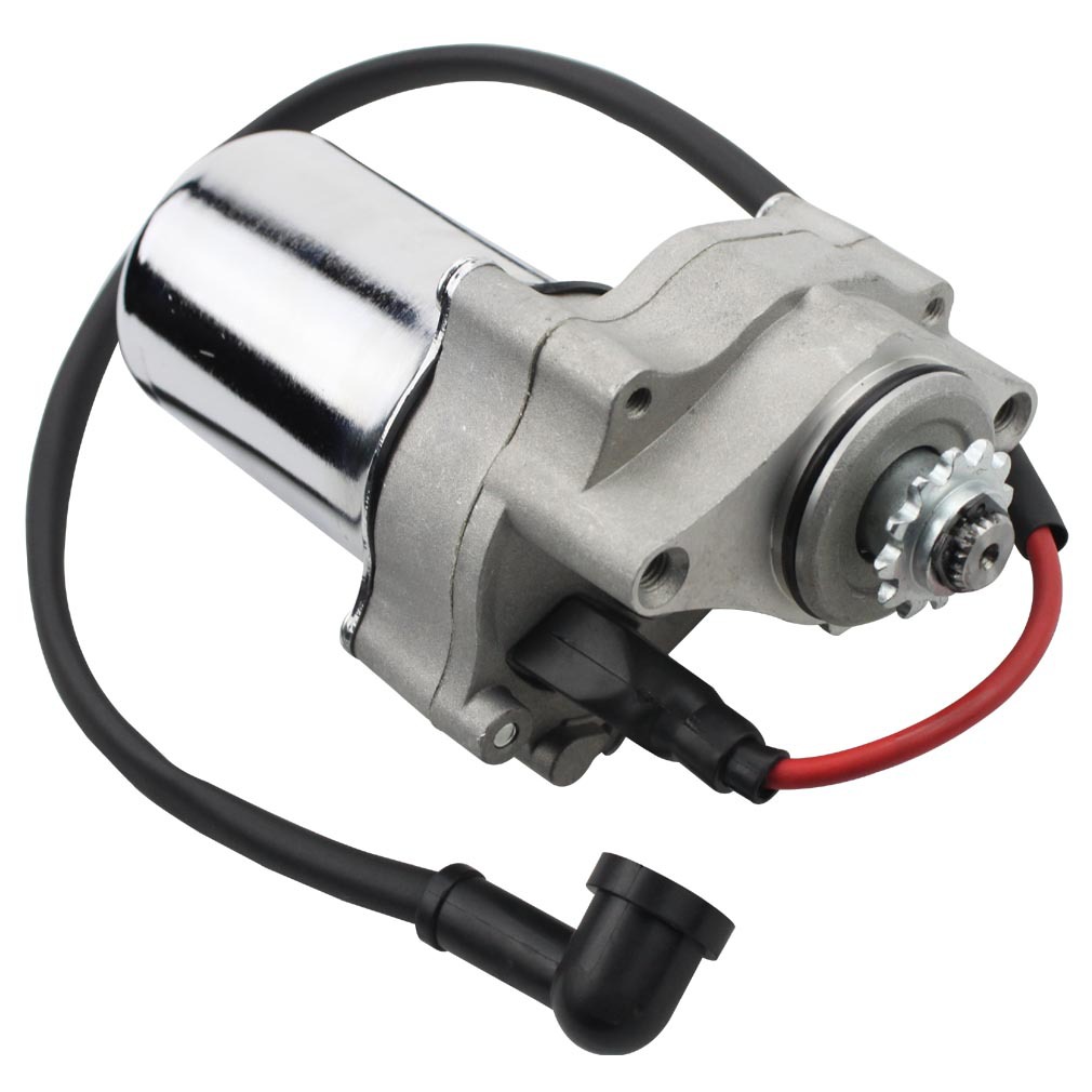 Dtekgaz - Horizontaler Motor Mit Unterflur-anlasser. Dieser Unterflur-anlasser Ist Kompatibel Mit 50ccm/70ccm/90ccm/100ccm/110ccm/125ccm Motoren Für Quads, Geländefahrzeuge, Karts Und Strandbuggys.