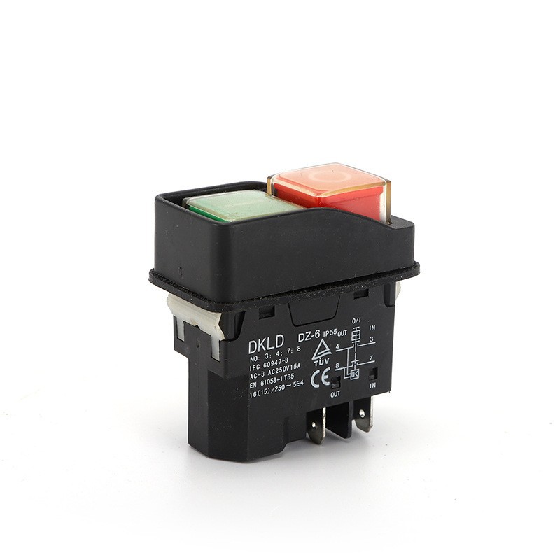 Dtekgaz - Dz-6 Magnetschalter, 5-poliger Netzschalter Kompatibel Mit Dkld Mini-mixern Und Elektrowerkzeugen Der Serie Kjd17 Vorwärts-/rückwärts-motorsteuerung