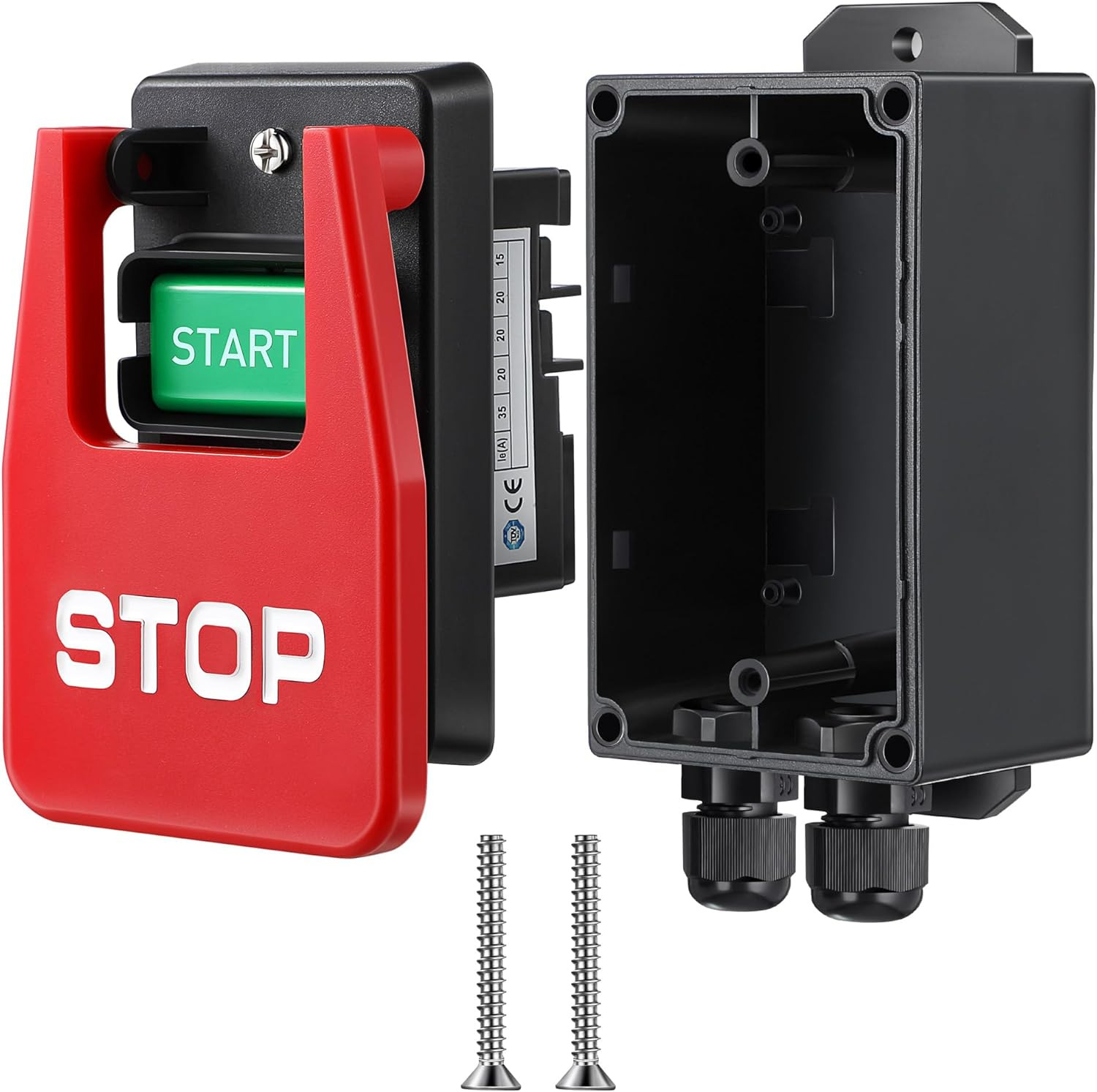 Dtekgaz - Gh03-a Hy56 Mechanischer Schalter Universeller Ein-/dreiphasenschalter Mit Not-aus-funktion, Spezialschalter Für Säge- Und Schneidemaschinen, Multispannung 120v/220v/380v.