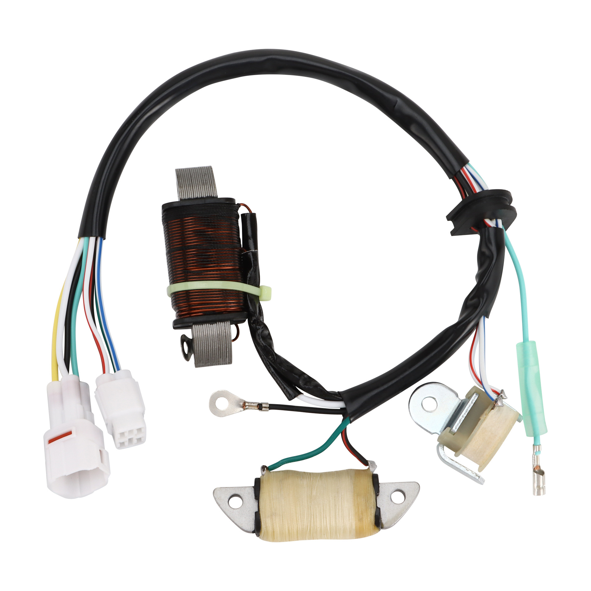 Dtekgaz - Kompatibel Mit Stator Und Zündspule Der Kinderquads Yamaha Raptor 50 / Raptor 80, Originalteilenummern 4em-85560-10 Und 4em-85560-12