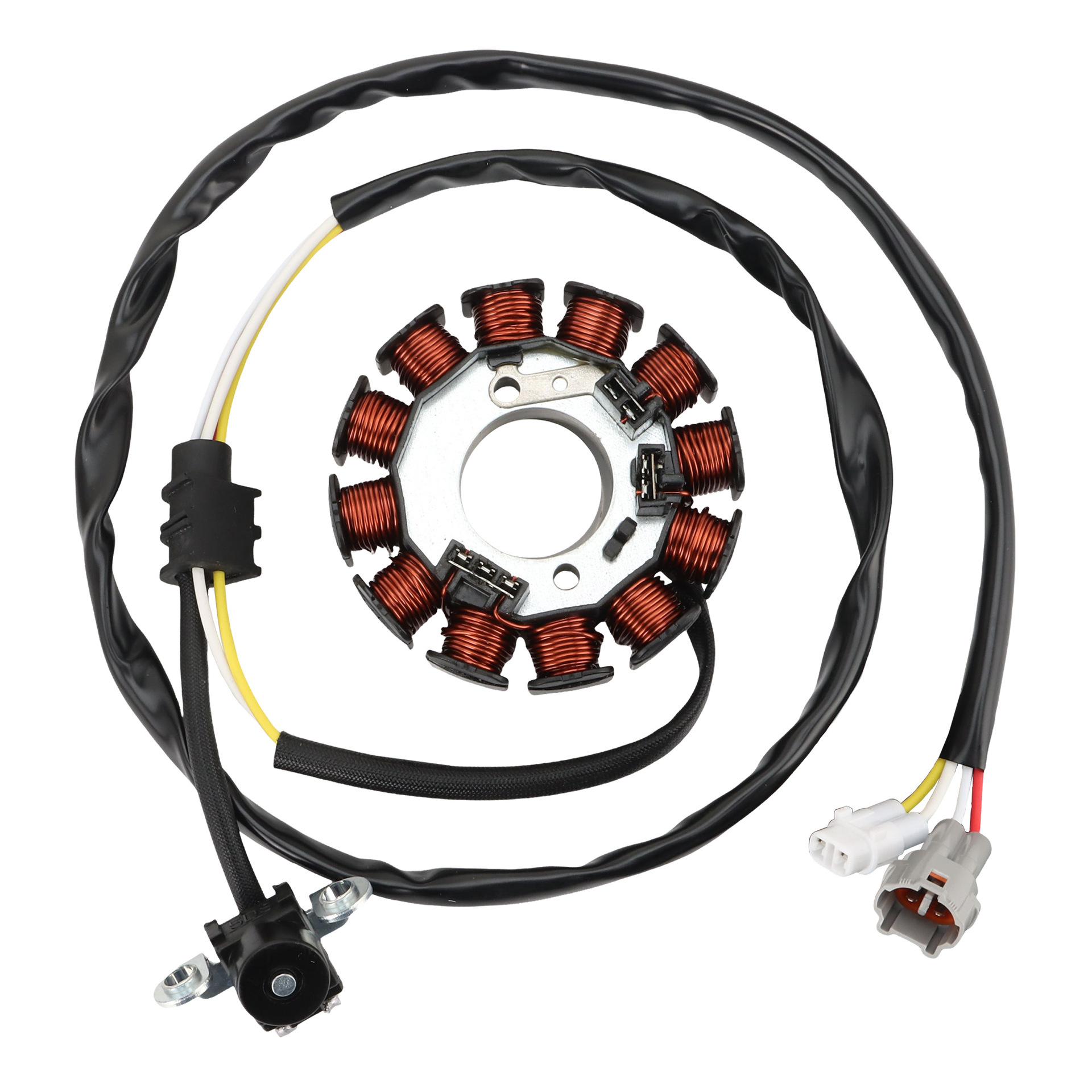 Dtekgaz - Kompatibel Mit Dem Magneto-stator, Der Generatorspule Und Der Zündspule Des Yamaha Yfz450 W/x/y Hochleistungsquads. Original-teilenummer: 5tg-81410-00-00 (modelljahre 2004–2009).