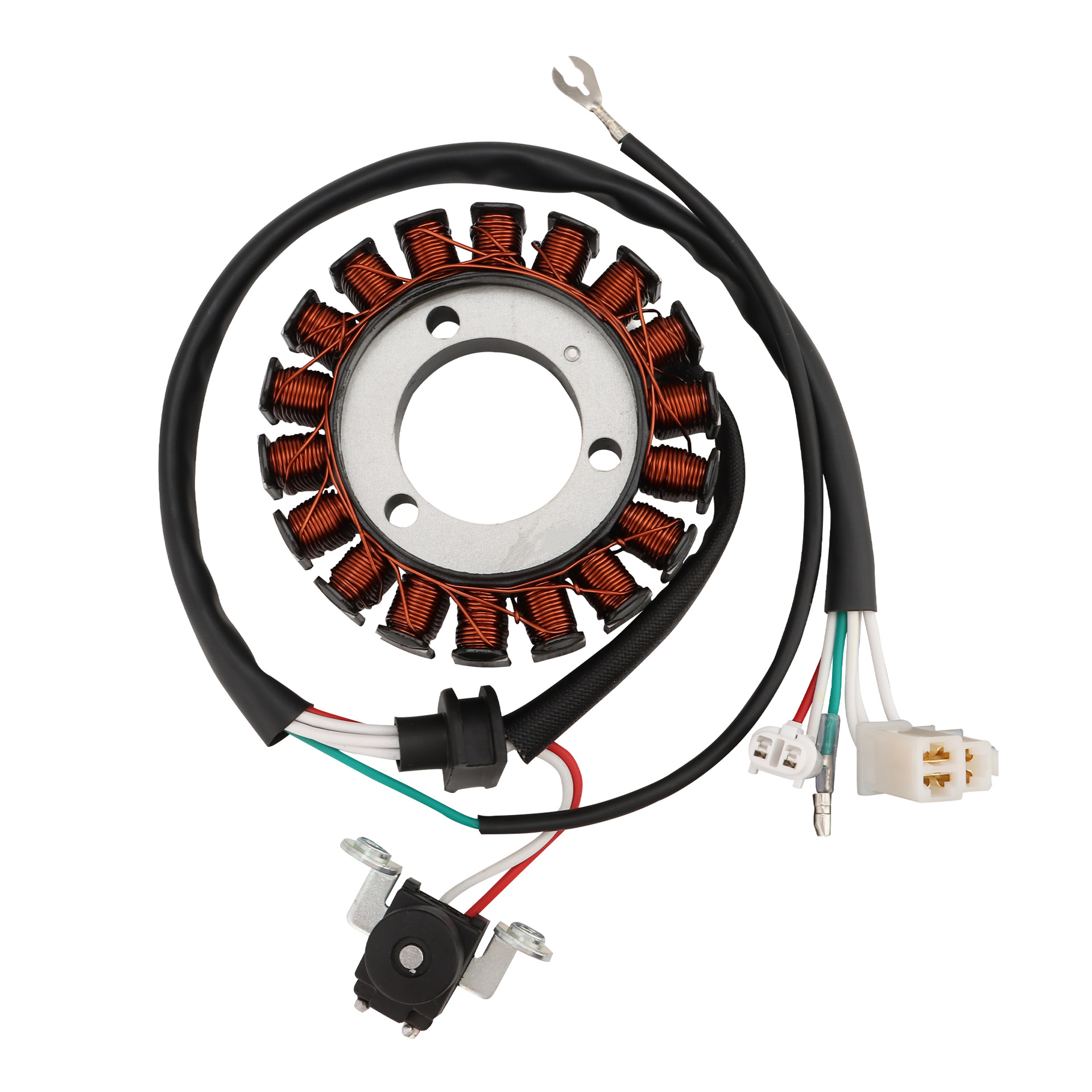 Dtekgaz - Kompatibel Mit Dem Magneto-stator Der Yamaha Yb125 Und Yb125spd Motorräder, Originalteilenummer 3d9-h1410-10