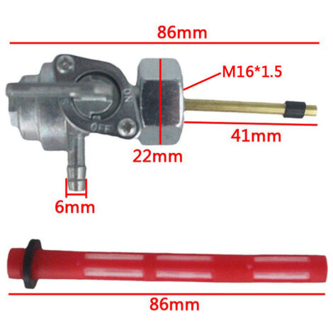 Dtekgaz - Honda Kraftstoffschalter Kompatibel Mit Honda Cb400/550/650/750 Cl350 Cm400 Cx500