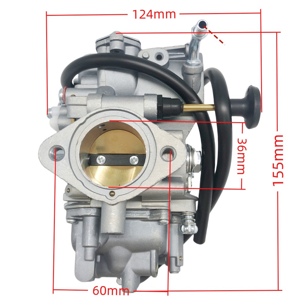 Dtekgaz - Vergaser Pv36 606-051 Für Atv Yfm350 Warrior 350 Koaiak 350 - Original-ersatzteil Für Geländefahrzeuge.