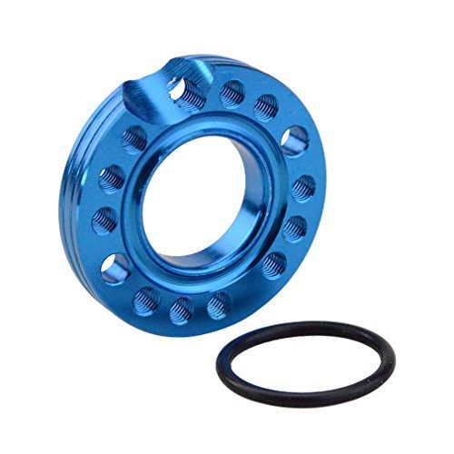 Dtekgaz - 28-mm-vergaser-dichtung (blau), Ansaugkrümmeradapter, Drehbare Montageplatte, Modifikationsdichtung Für Motorräder, Geländefahrzeuge Und Quads, Dichtung Mit Einstellbarem Winkel
