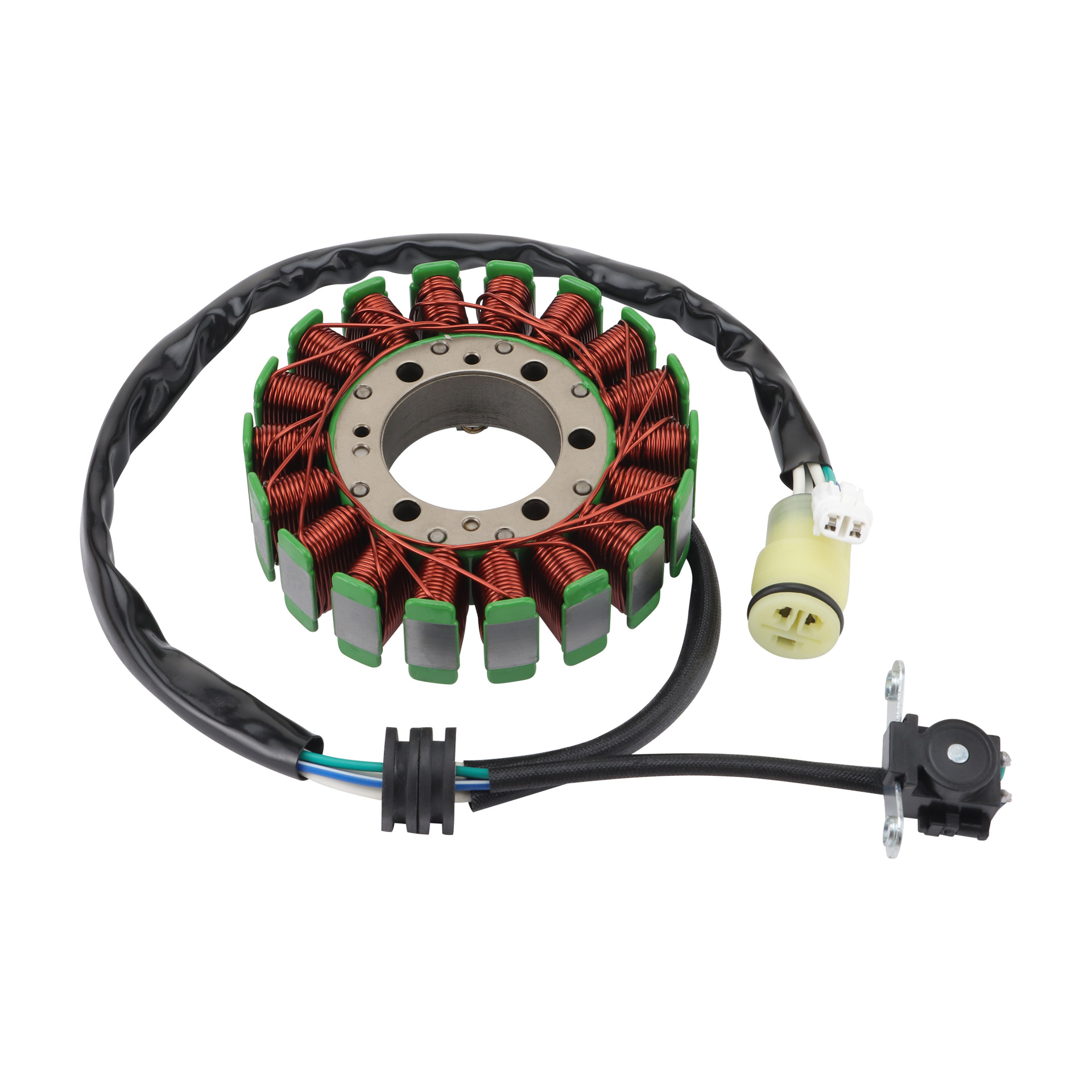 Dtekgaz - Magneto-statorspulenadapter Für Yamaha Yfm700 (2006–2018) Teilenummer Nm1529238lq. Original-ersatzteil Für Den Generator Des Grizzly 700 Und Kodiak 700 Quads.