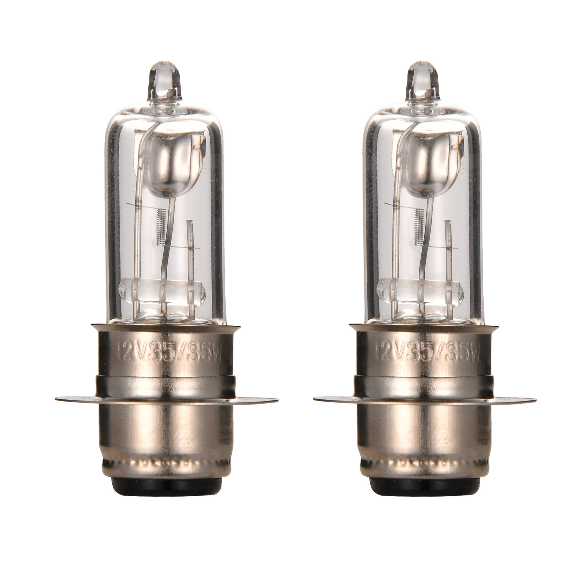 Dtekgaz - Motorrad-scheinwerferlampe P15d 12v 35w Halogen, 2er-pack, Kompatibel Mit Motorrad-scheinwerfern Und Fernlicht, Original-ersatzteil.