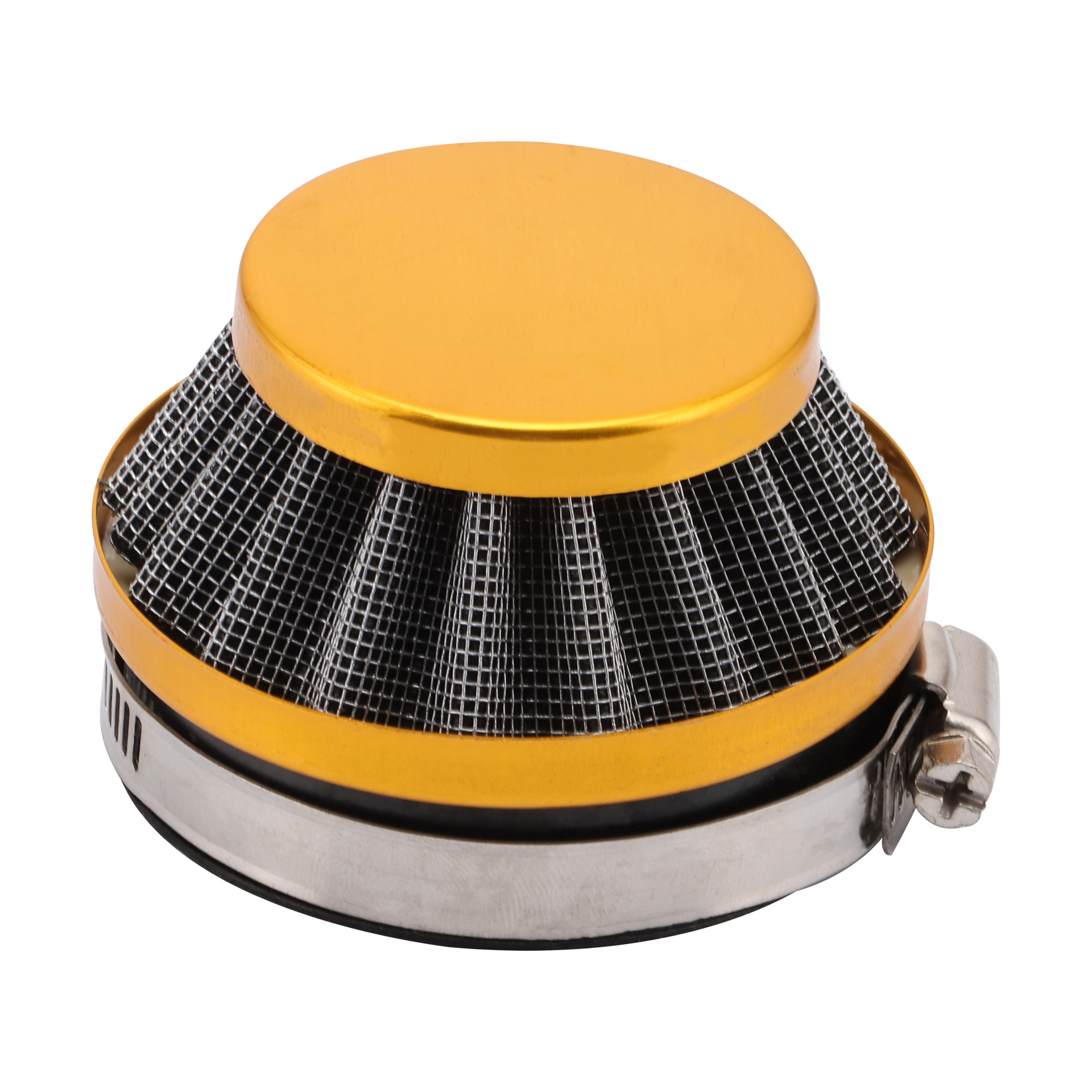 Dtekgaz - Hochleistungs-gold-luftfilter (58 Mm), Kompatibel Mit 47- Und 49-cm³-zweitakt-quads, Universeller Luftfilter Für Geländefahrzeuge/vierradroller