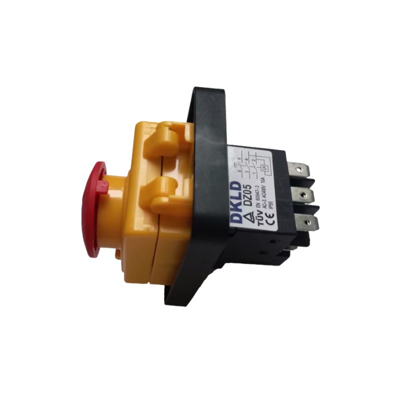 Dtekgaz - Dkld Dz05 Elektromagnetischer Schalter, Dreiphasig 400 V 10 A 7-polig Mit Wasserdichtem Not-aus-taster, Kompatibel Mit Industrieanlagen (kjd18). Überspannungsschutz Für Motoren.