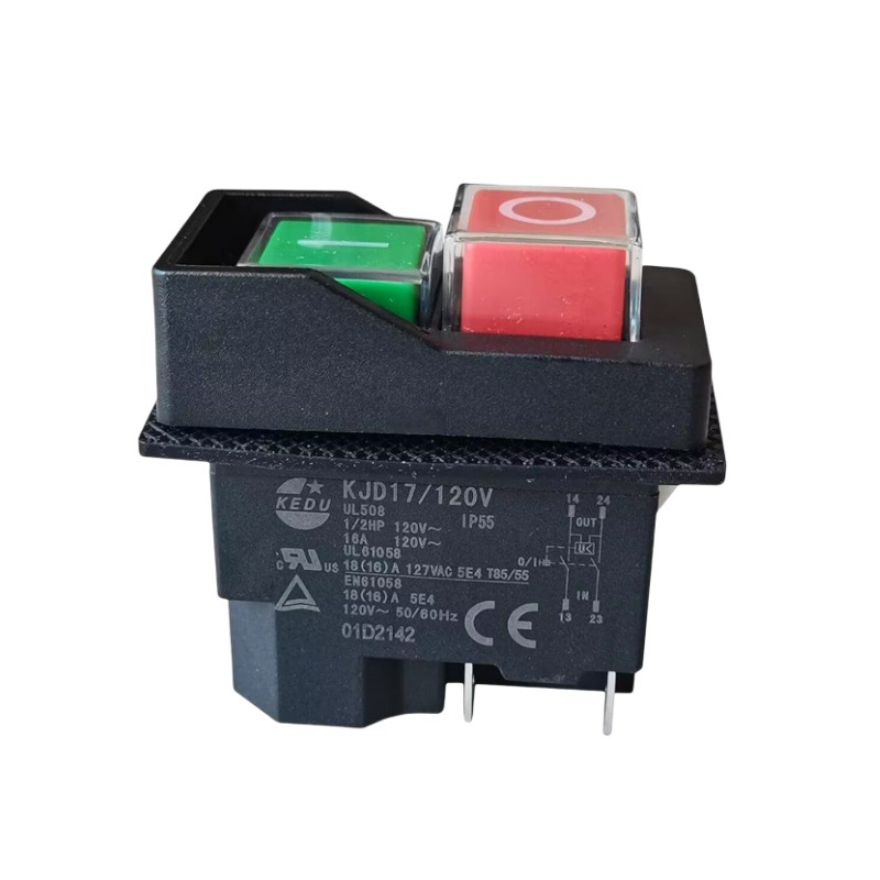 Dtekgaz - Kjd17f 16a 120v 4-poliger Elektromagnetischer Schalter 110v Ac Magnetschütz Für Industrieanlagen Motorschalter Niederspannungs-elektrozubehör