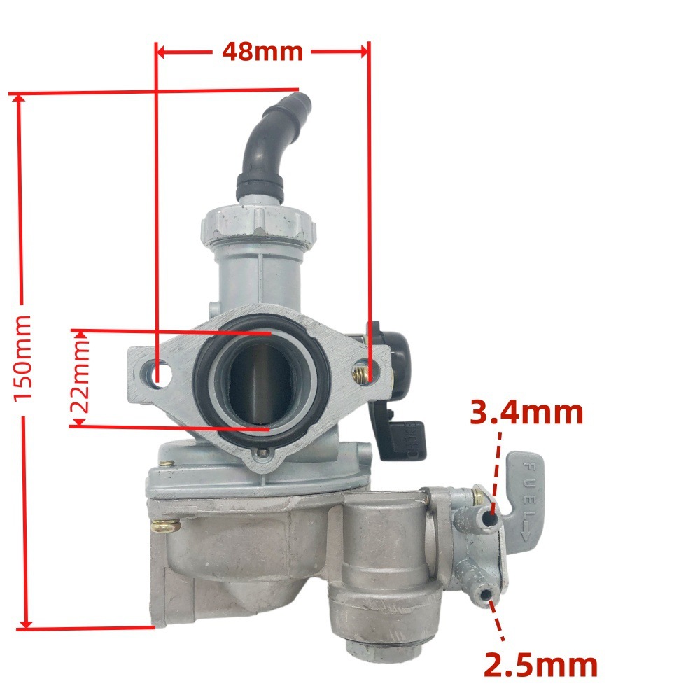 Dtekgaz - Trx125 Pz22c 404-010 Vergaser-kraftstoffversorgungssystem Für Honda Atv Mit Hoher Zerstäubungseffizienz, Sanftem Kaltstart Und Kraftstoff – Original-ersatzteil.