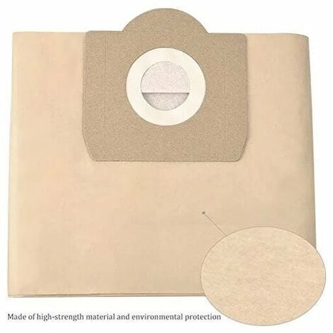 Dtekgaz - Staubsaugerbeutel Für Kärcher 6.959-130.0 Wd3 Wd3p Mv3 Ersatz-papierfilterbeutel Für Nass- Und Trockensauger, Kärcher Wd3 Premium Zubehör Ersatzteile (5er-pack)