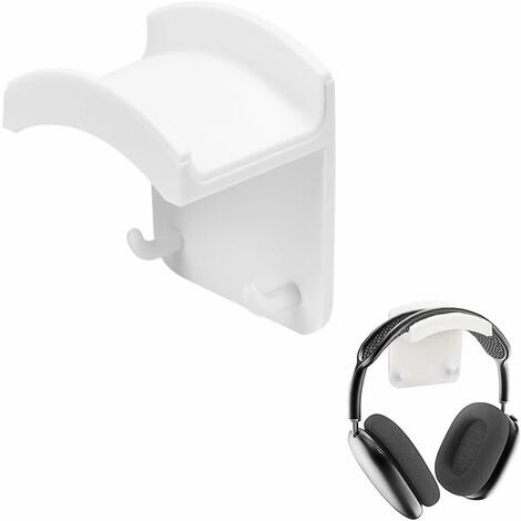Dtekgaz - Universeller Kopfhörerhalter, Selbstklebender Kopfhörerständer, Kopfhörerhaken, Audio-kopfhörerhalter, Kopfhöreraufhänger, Selbstklebender Kopfhörerhaken Mit Starker Klebekraft Fürs Büro, We