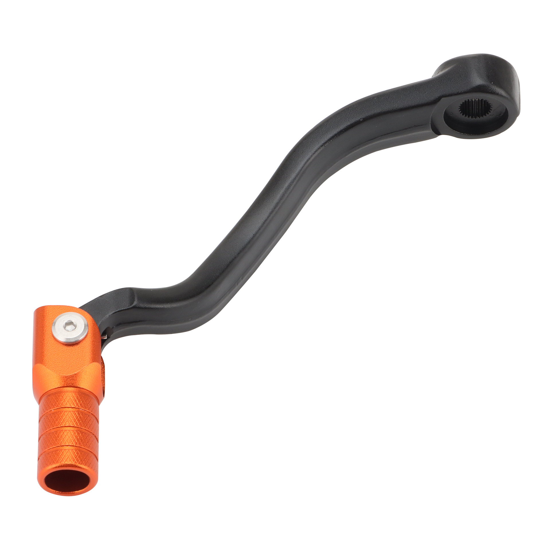 Dtekgaz - Cnc-geschmiedeter, Klappbarer Schalthebel Aus Aluminiumlegierung Für Ktm Husqvarna Gasgas Motorräder, Schwarz-orange, Einstellbares Antikollisions-modifikations- Und Upgrade-zubehör.