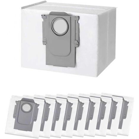 Dtekgaz - 10er-pack Staubsaugerbeutel Für Roborock S8+/ S8 Pro Ultra/ S7 Maxv Ultra/ S7 Pro Ultra/ Q7+ / Q7 Max+/ Q8 Max+/ Q5 Pro+, Ersatz-staubbeutel-zubehör