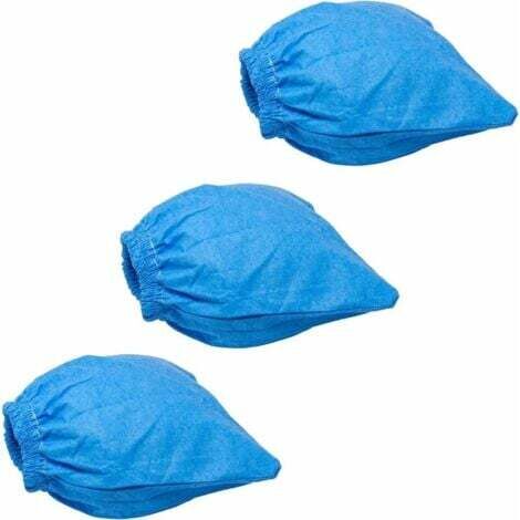 Dtekgaz - 3er-pack Textilfilter, Kompatibel Mit Lidl/parkside Pnts 1300 Nass- Und Trockensaugern – Waschbarer Filterbeutel, Blau