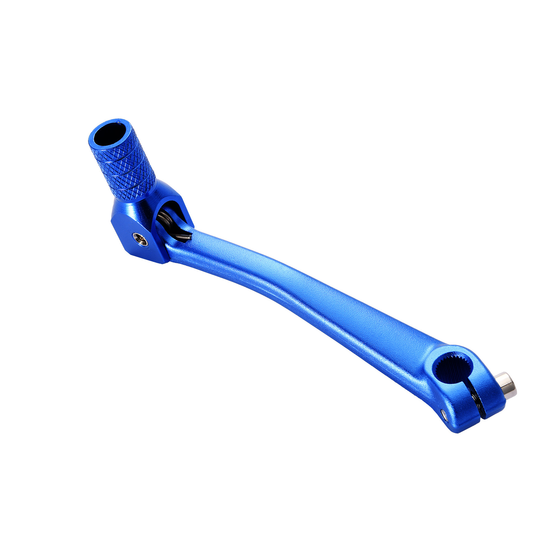 Dtekgaz - Cnc-gefräster, Blauer Klappschalthebel Aus Aluminiumlegierung, Kompatibel Mit Verstärkten Antikollisions-schalthebel-modifikationsteilen Für 50-125 Cm³ Viertakt-offroad-motorräder.