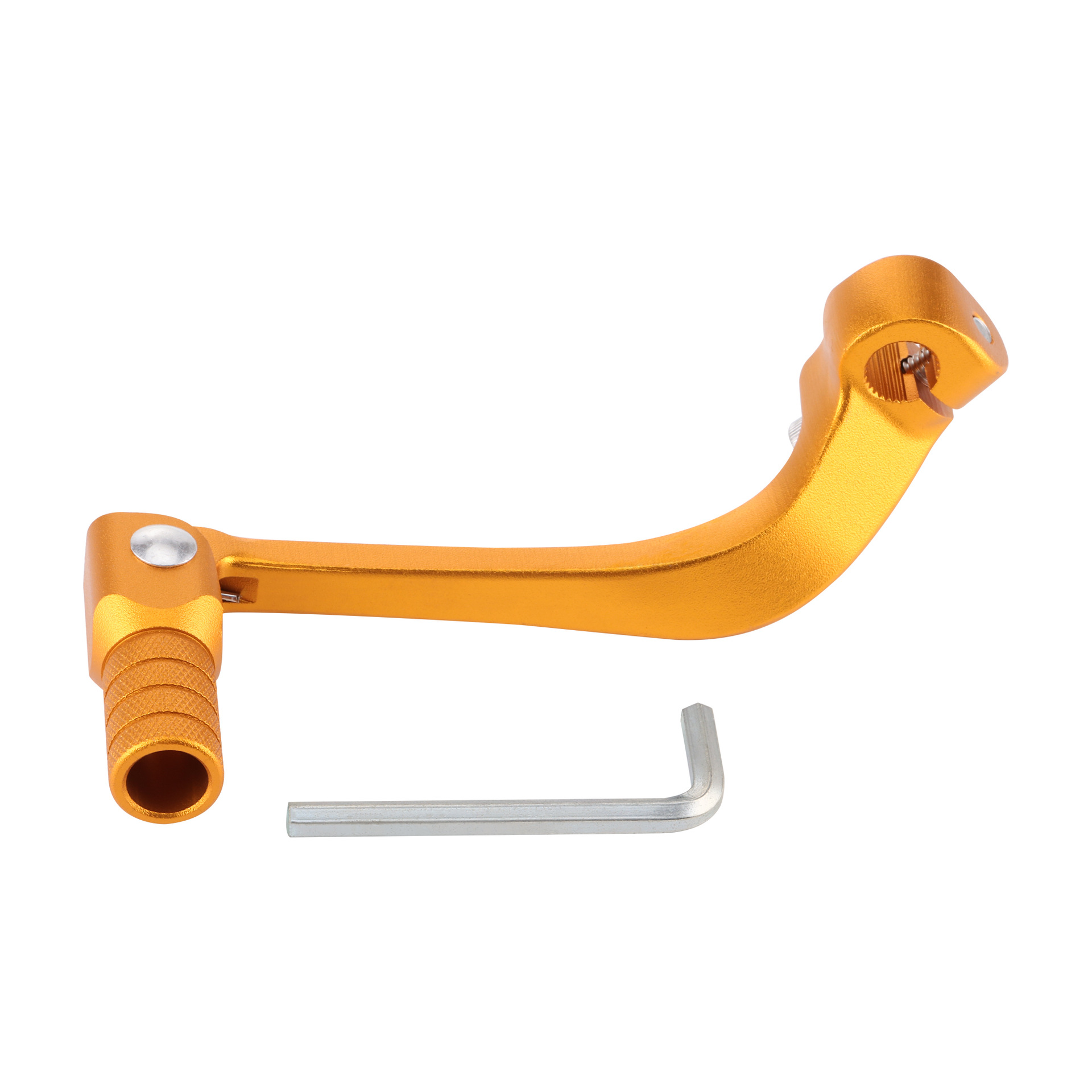 Dtekgaz - Klappbarer Schalthebel Aus Vergoldeter Aluminiumlegierung, Kompatibel Mit Honda Crf110 Offroad-fahrzeugen, Universelles Antikollisions-schalthebel-modifikations- Und Upgrade-teil.